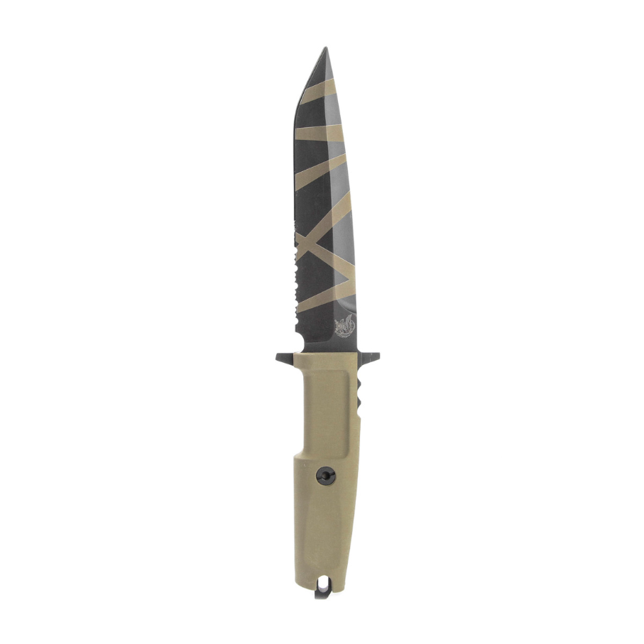 Нож с фиксированным клинком Extrema Ratio Col Moschin Desert Warfare - Laser Engraving, сталь Bhler N690, рукоять пластик - фото 5