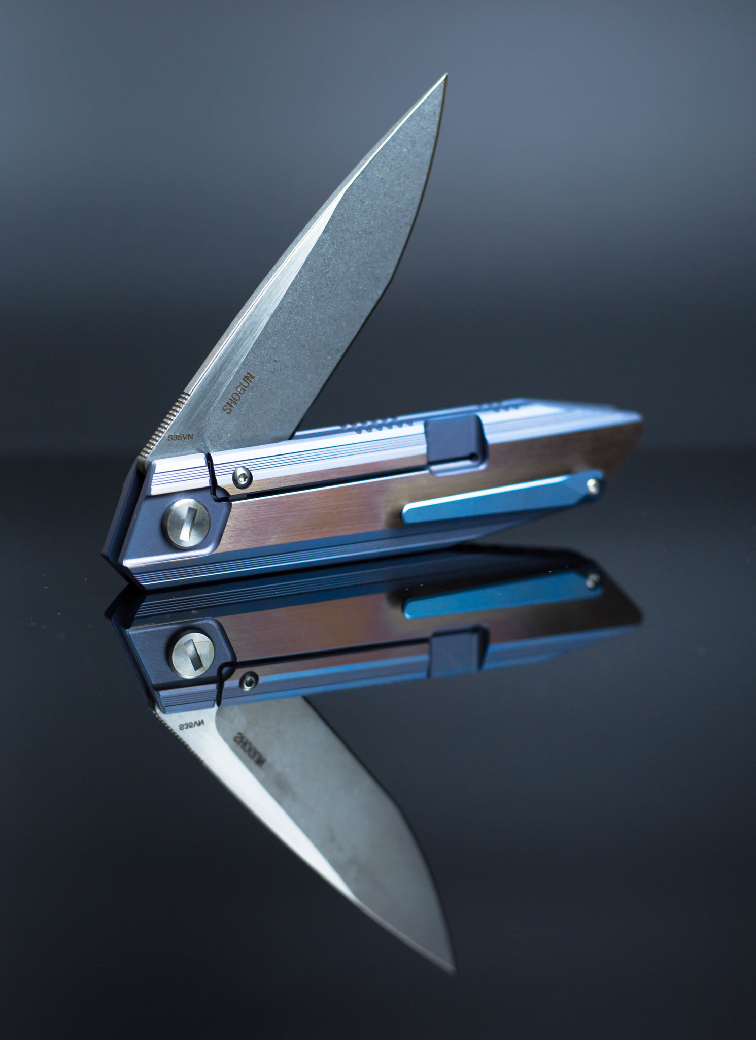 Складной нож Bestech Knives Shogun BT1701D, сталь CPM-S35VN, рукоять титан - фото 3