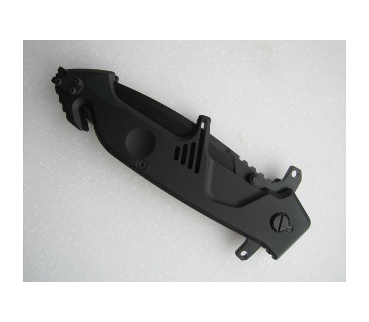 Складной нож Extrema Ratio MF3 Ingredior Tanto Black With Belt Cutter (со стропорезом), сталь N690, рукоять черный антикородал (алюминиевый сплав) - фото 4