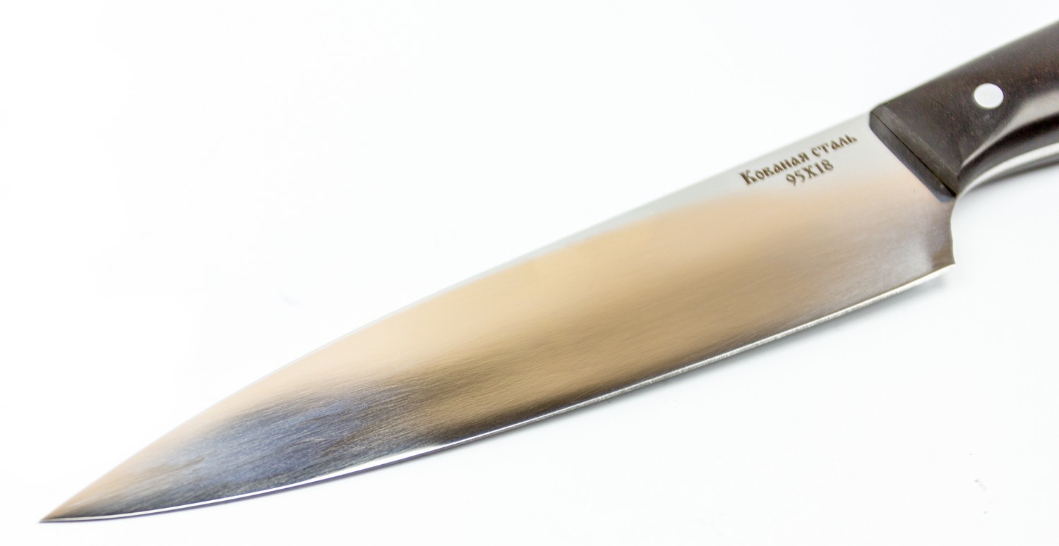 Фото 4 - Нож Гурман средний, сталь 95х18 от Кузница Коваль
