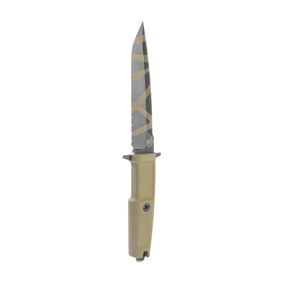 Нож с фиксированным клинком Extrema Ratio Col Moschin Desert Warfare - Laser Engraving, сталь Bhler N690, рукоять пластик - фото 6