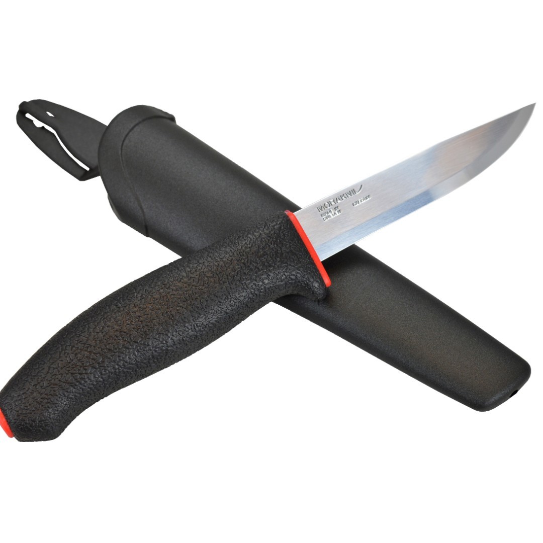 Нож с фиксированным лезвием Morakniv ALLROUND 711, углеродистая сталь, рукоять пластик - фото 3