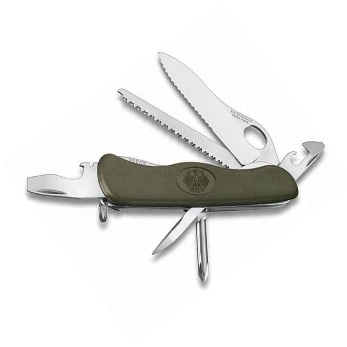 Нож перочинный Victorinox Military, сталь X50CrMoV15, рукоять нейлон, хаки от Ножиков