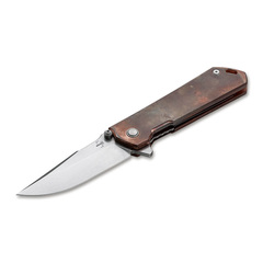 Фото Нож складной Boker Kihon Assisted Copper, сталь D2, рукоять медь