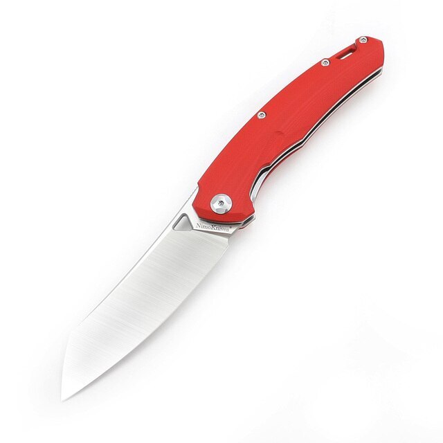 Складной нож Fat Dragon 10, сталь D2, рукоять G10, красный - фото 1