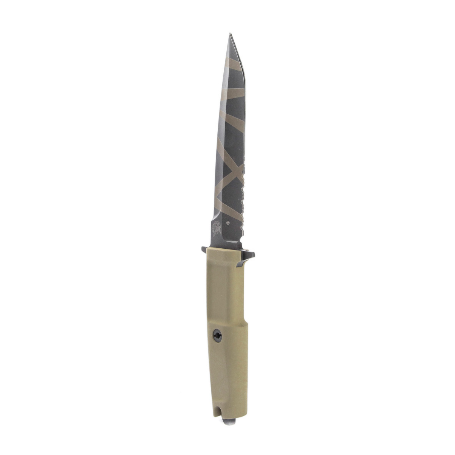 Нож с фиксированным клинком Extrema Ratio Col Moschin Desert Warfare - Laser Engraving, сталь Bhler N690, рукоять пластик - фото 7