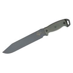 Фото Нож с фиксированным клинком Ontario RBS-9, сталь 1095, рукоять микарта, gray/black