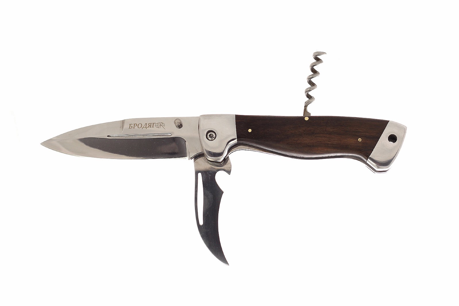 Нож складной Бродяга, со штопором, S139 по цене 2390.0 руб. -  в .