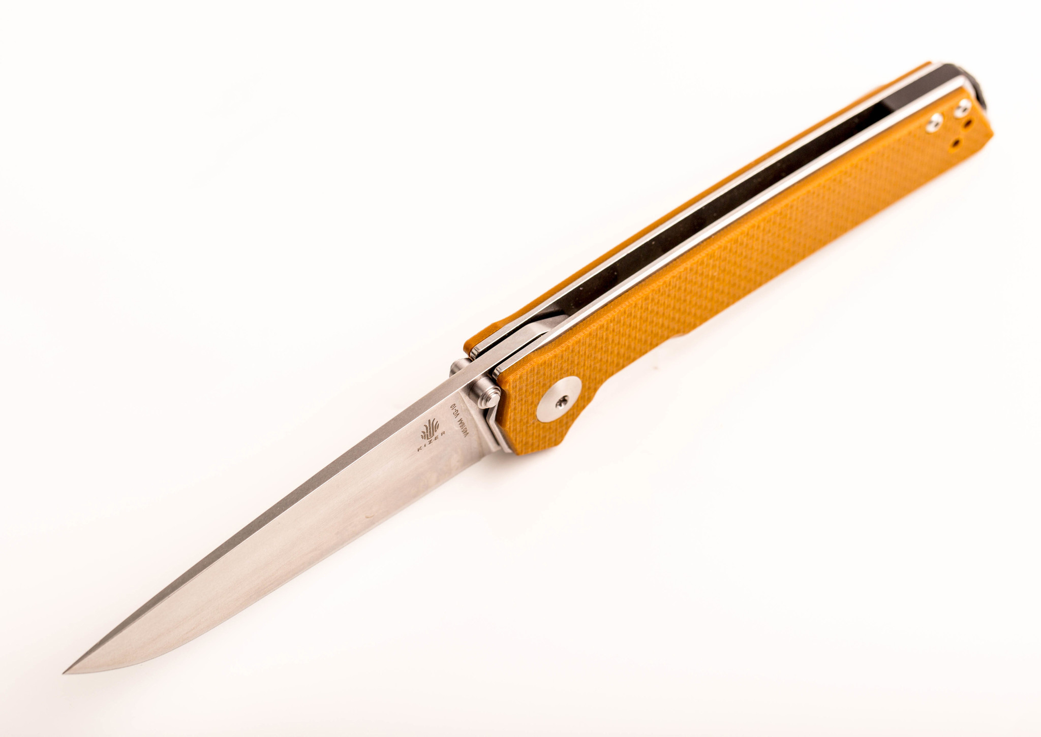 Складной нож Kizer Domin, сталь VG-10, рукоять G10, коричневый от Ножиков