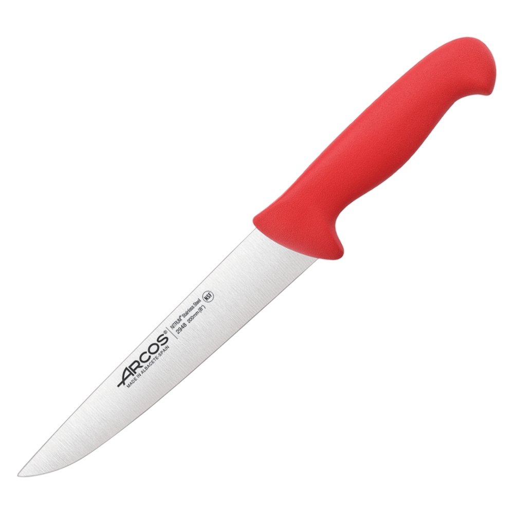 Нож для мяса 2900 294822, 200 мм, красный