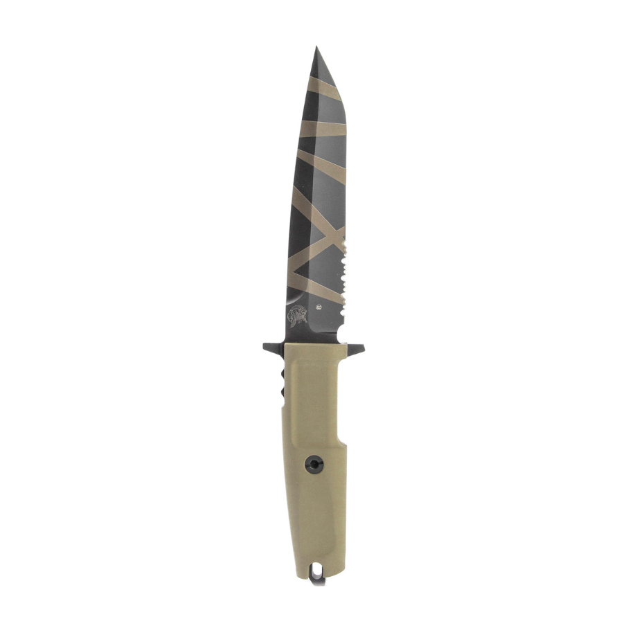 Нож с фиксированным клинком Extrema Ratio Col Moschin Desert Warfare - Laser Engraving, сталь Bhler N690, рукоять пластик - фото 8