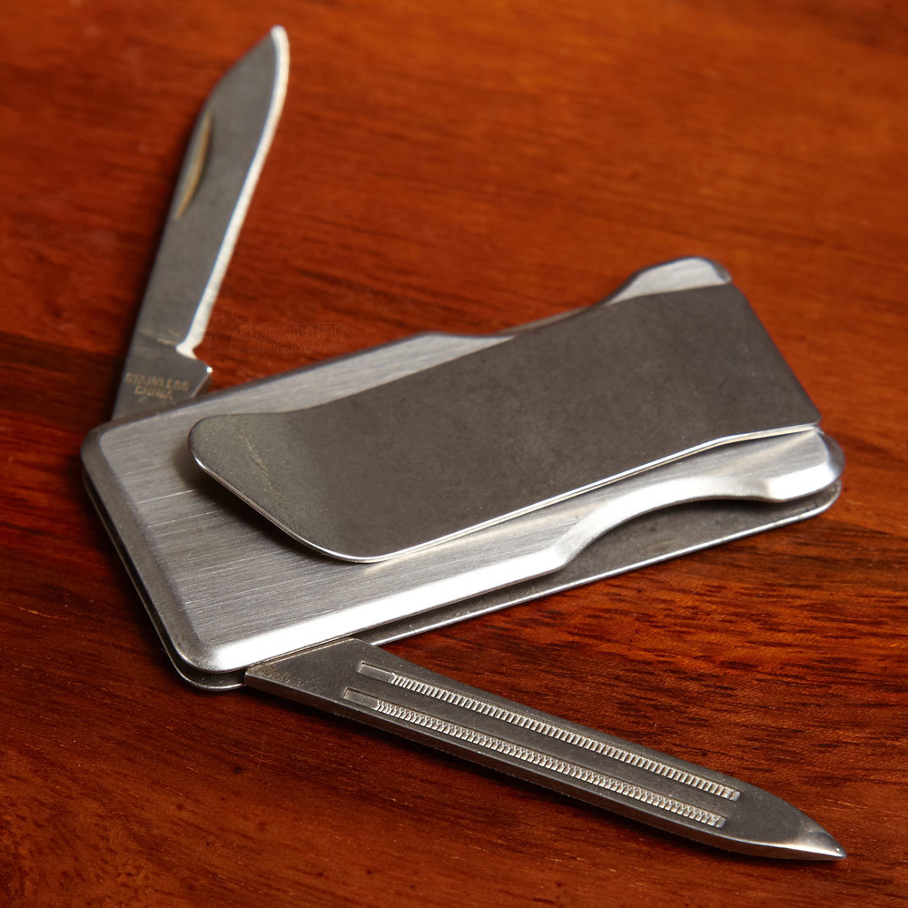 Нож складной - зажим для денег Al Mar Cash Clip, сталь 420J2, рукоять 420J2 от Ножиков