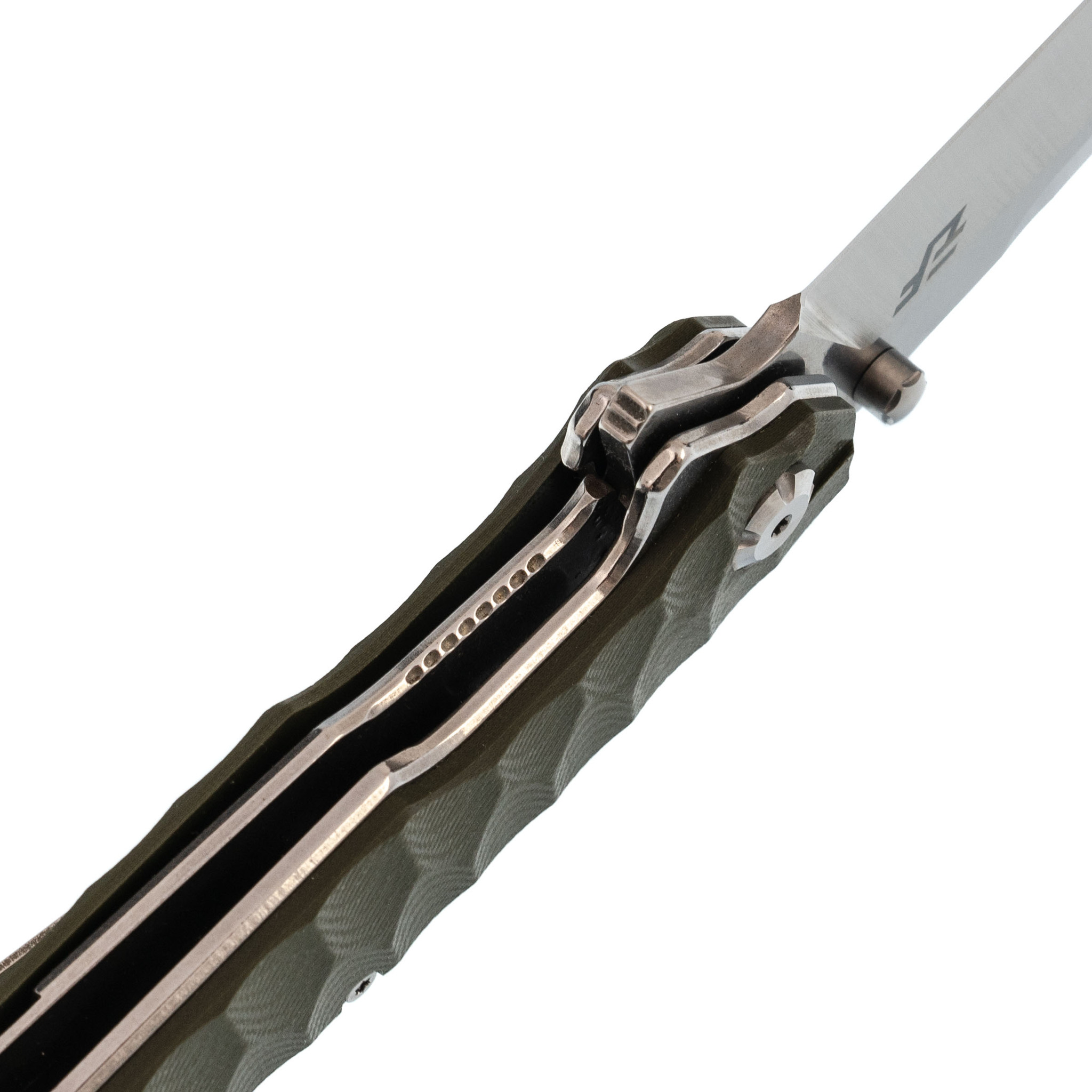 Складной нож Eafengrow EF913, сталь 14C28N, рукоять G10, зеленый - фото 4