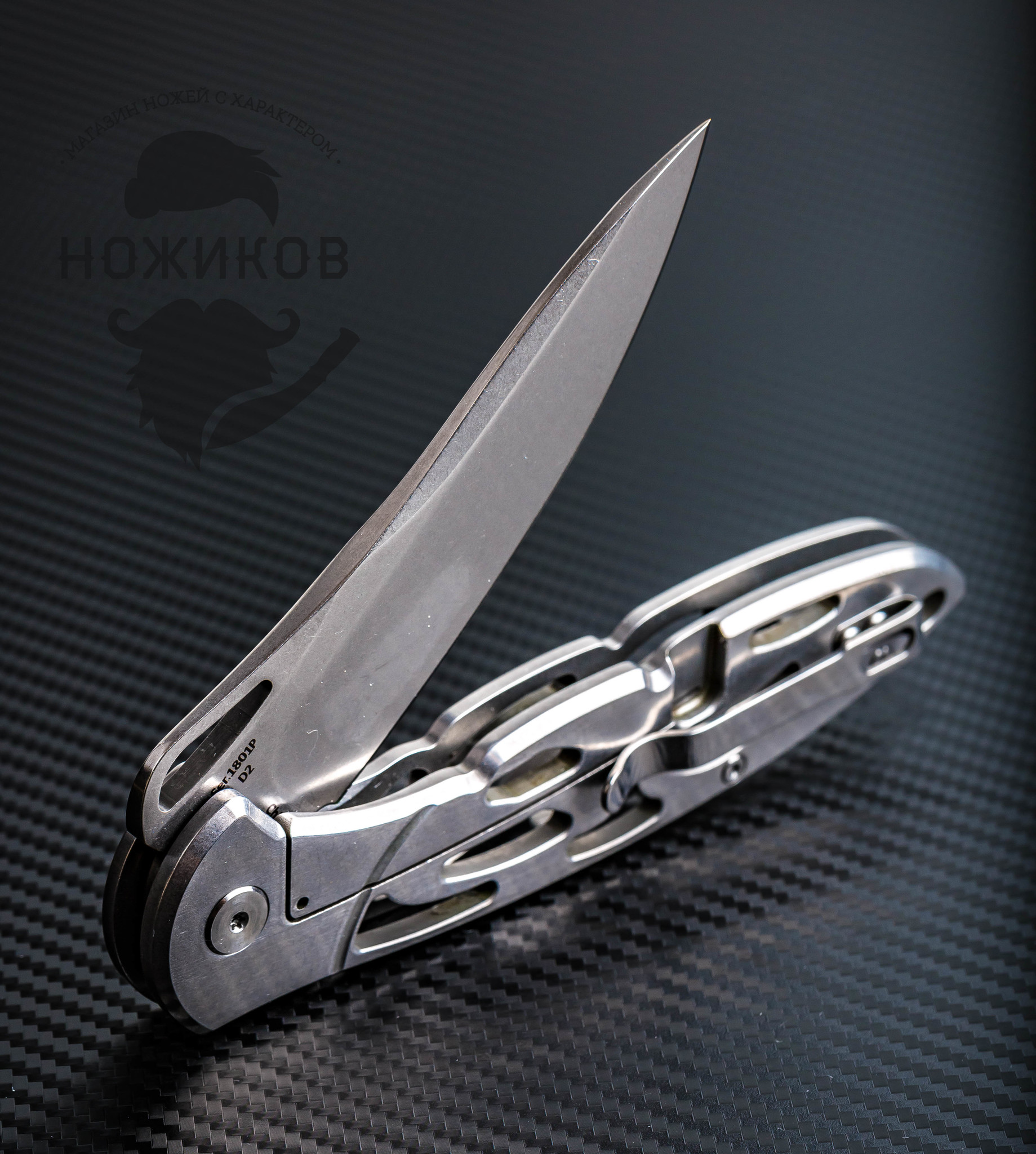 Складной нож Artisan Hoverwing, сталь D2, сталь - фото 9