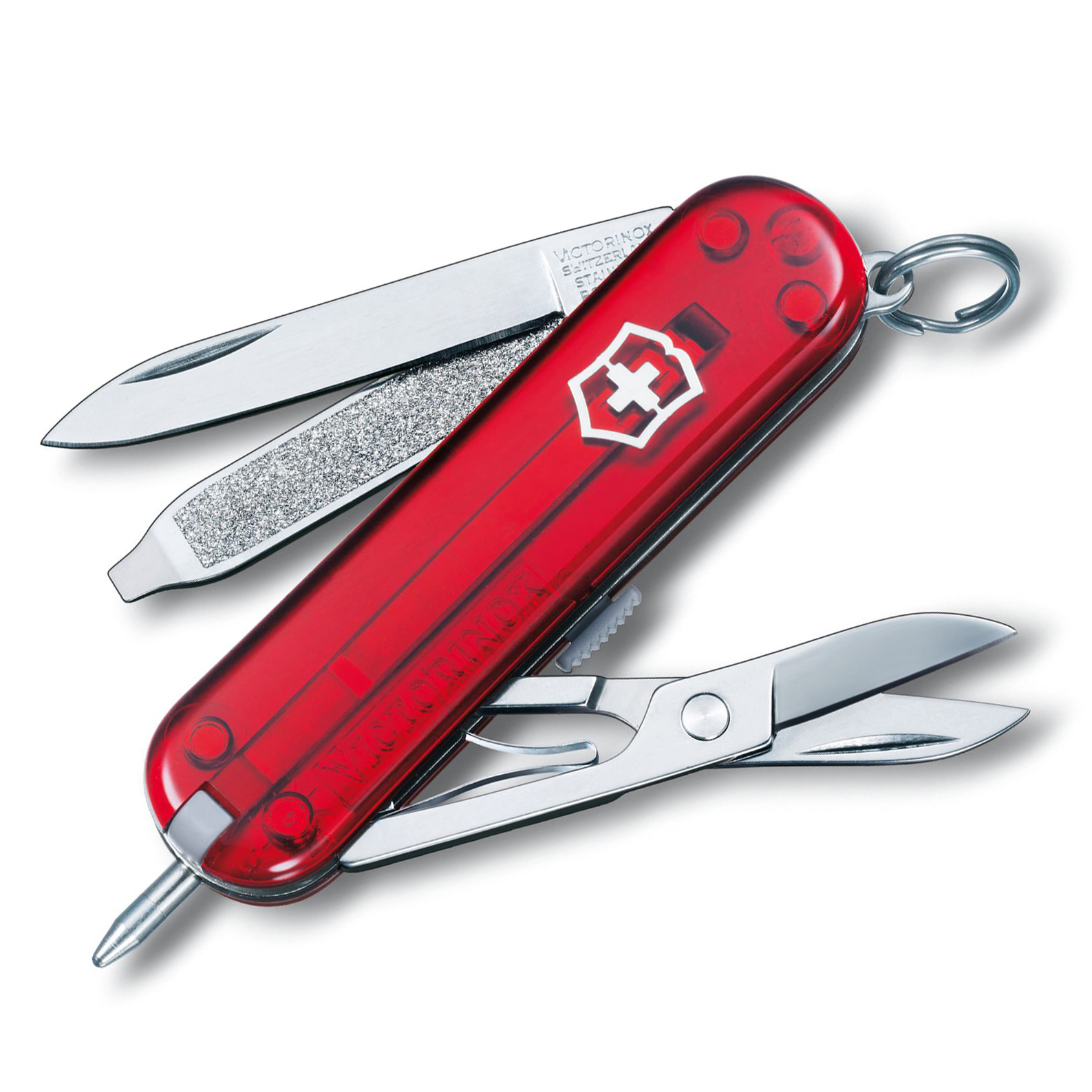 Нож перочинный Victorinox Signature Ruby, сталь X55CrMo14, рукоять Cellidor®, красный от Ножиков