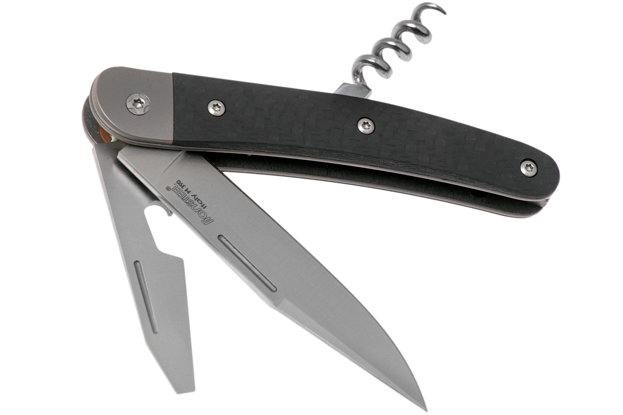 Складной нож-мультитул Lionsteel Jack 3, сталь M390, рукоять карбон - фото 1