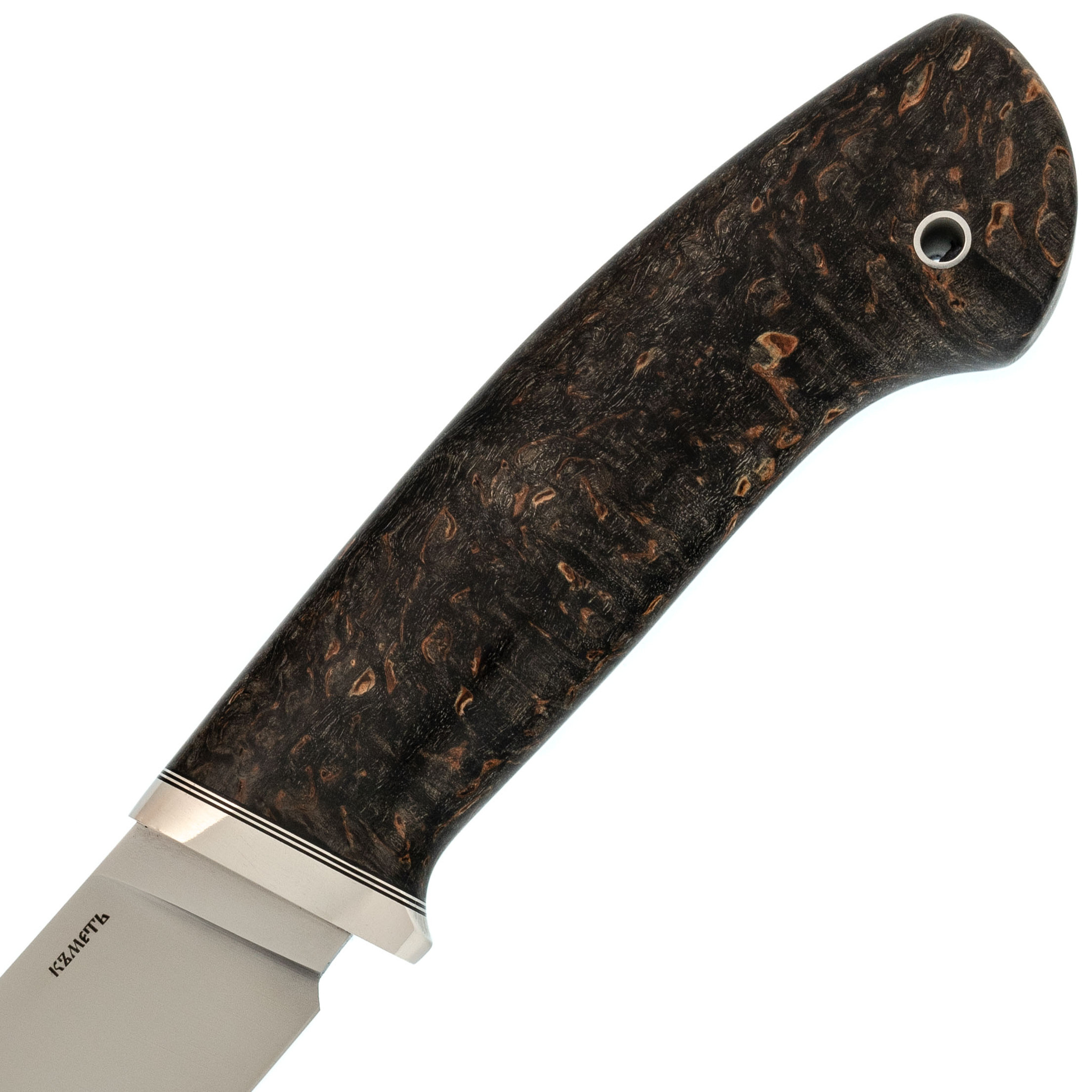 Нож Панцуй, сталь M390, карельская береза - фото 3