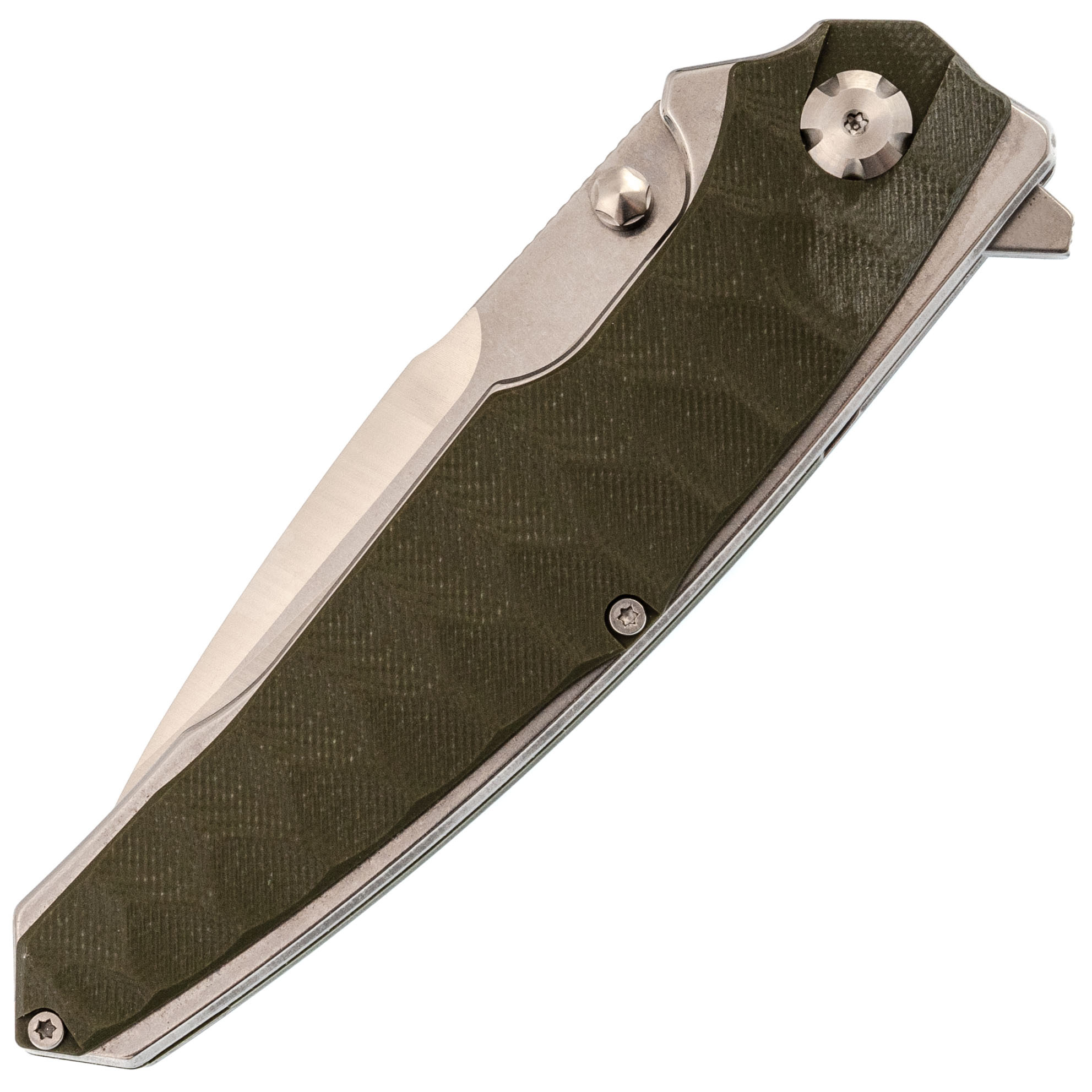 Складной нож Eafengrow EF913, сталь 14C28N, рукоять G10, зеленый - фото 9