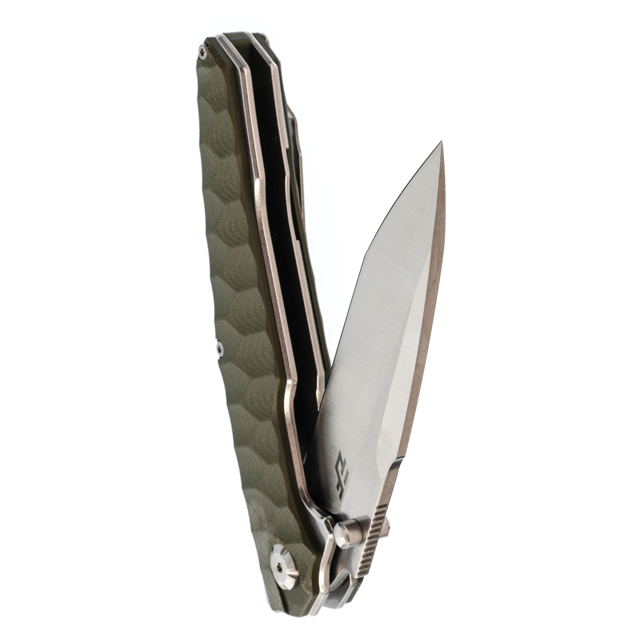 Складной нож Eafengrow EF913, сталь 14C28N, рукоять G10, зеленый - фото 5
