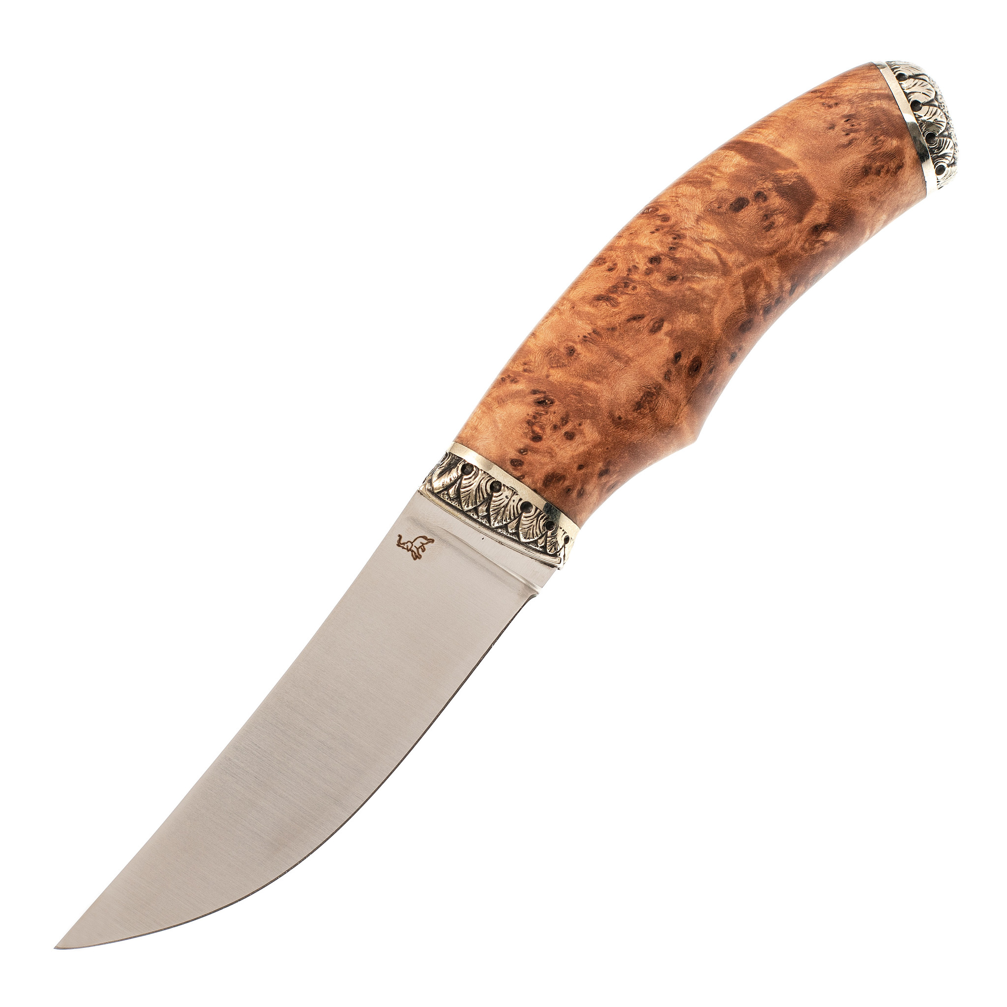 Нож разделочный С13 Слон, сталь М390, рукоять карельская береза - фото 1