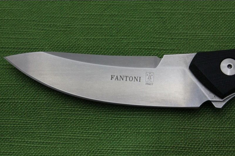 Нож с фиксированным клинком Fantoni, C.U.T. Fixed, FAN/CUTFxBkBkKy, сталь CPM-S30V, рукоять cтеклотекстолит G-10, Black/Gray от Ножиков