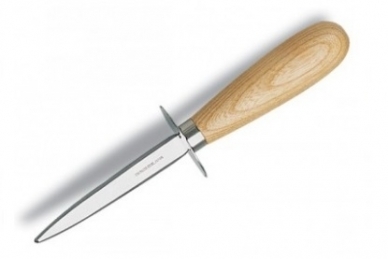 Нож для устриц, нержавеющая сталь, рукоять дерево, 65892-95 - фото 1