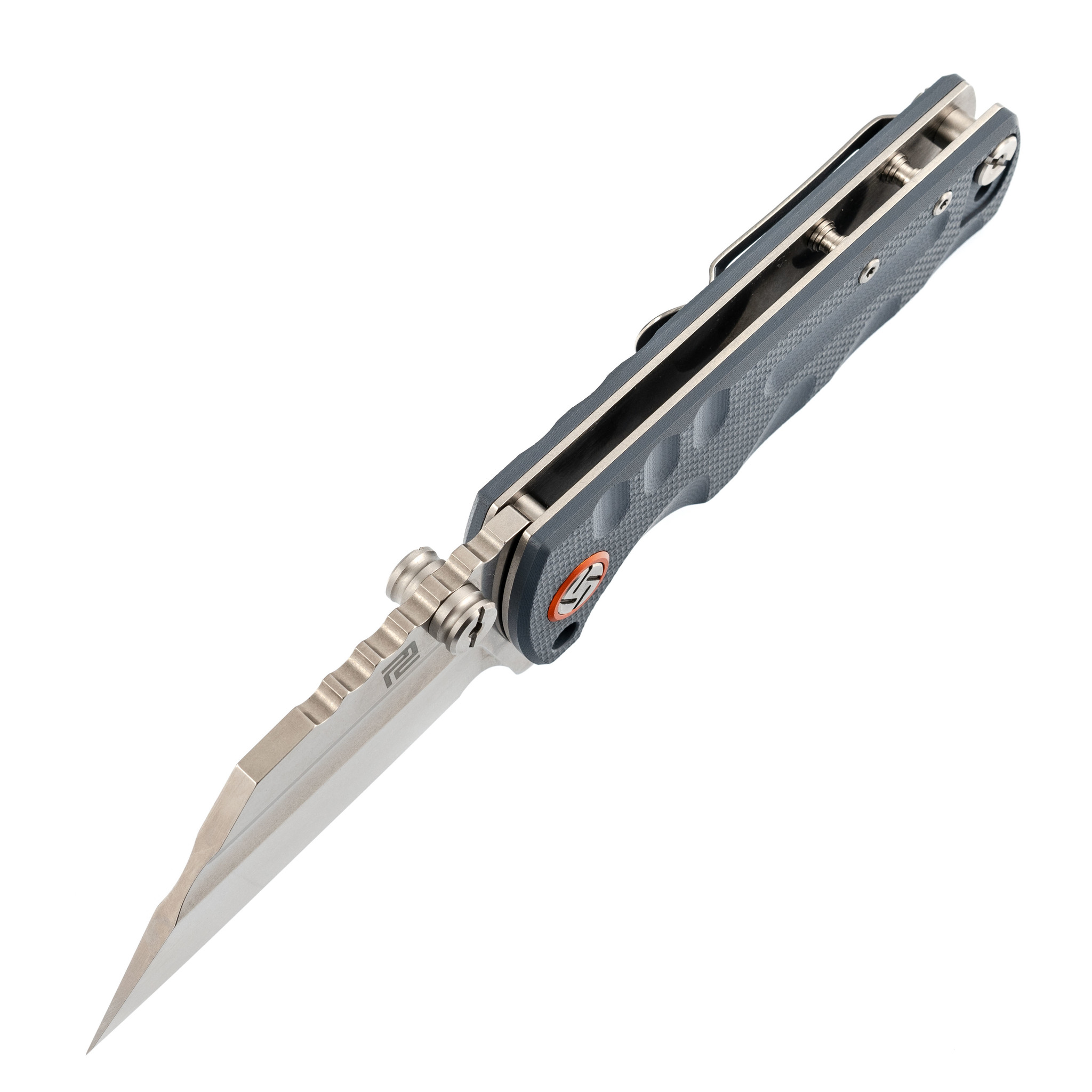 Складной нож Artisan Proponent Grey, сталь D2, G10 - фото 2