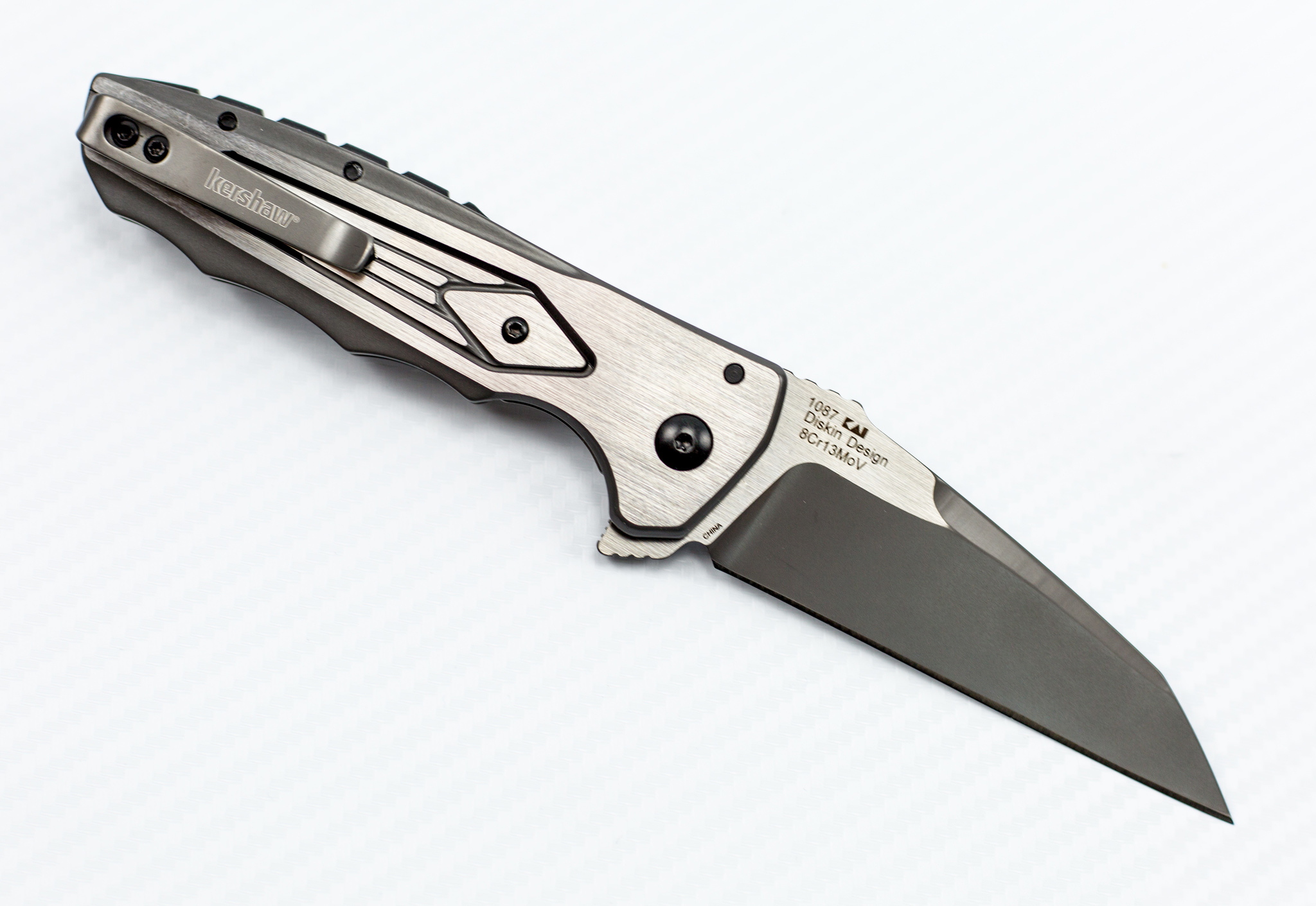 Складной нож Kershaw Deadline K1087, сталь 8Cr13MoV, рукоять нержавеющая сталь - фото 3