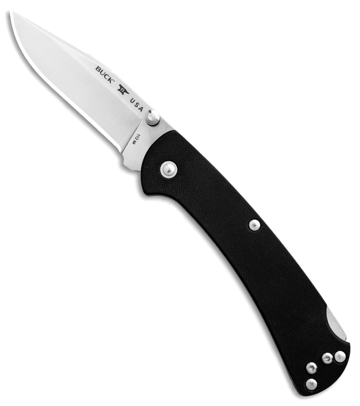 Складной нож Buck Ranger Slim Pro 0112BKS6, сталь S30V, рукоять G-10 - фото 9