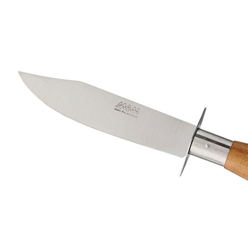 фото Нож с фиксированным клинком mam rollo, сталь 420, рукоять дерево, в чехле