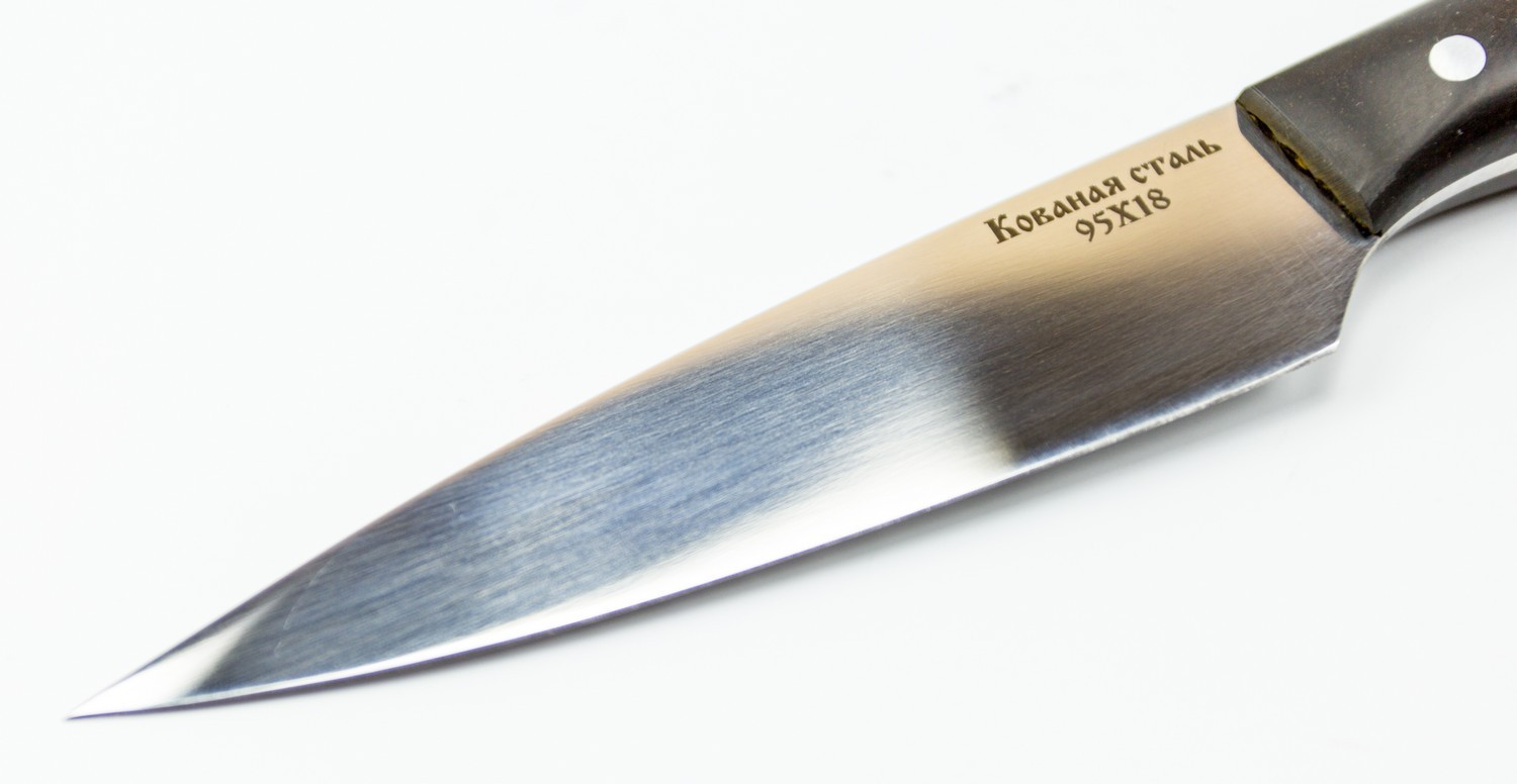 Нож Гурман малый, сталь 95х18 - фото 4