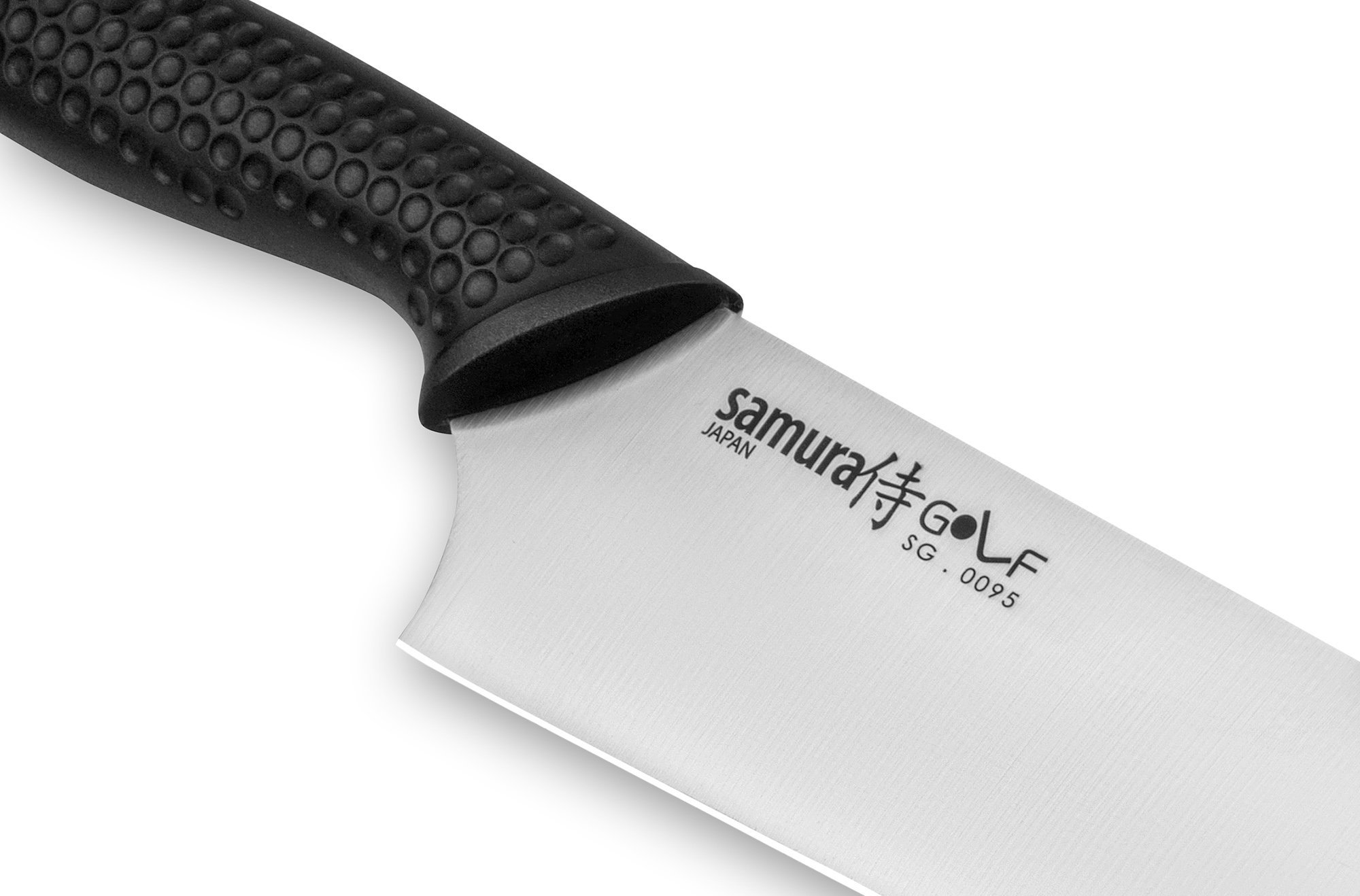 Нож Сантоку Samura GOLF - SG-0095, сталь AUS-8, рукоять полипропилен, 180 мм - фото 4
