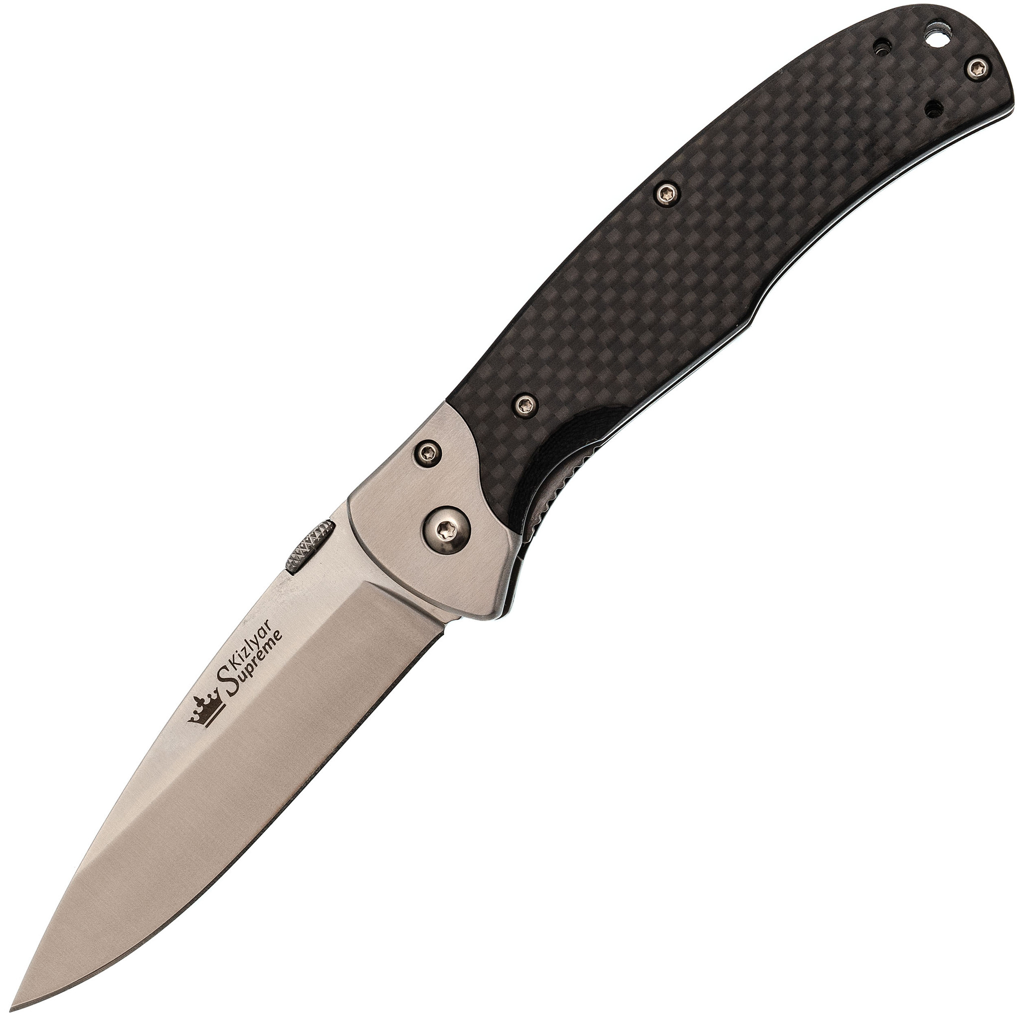 

Складной нож Prime D2 Satin, Carbon, Kizlyar Supreme