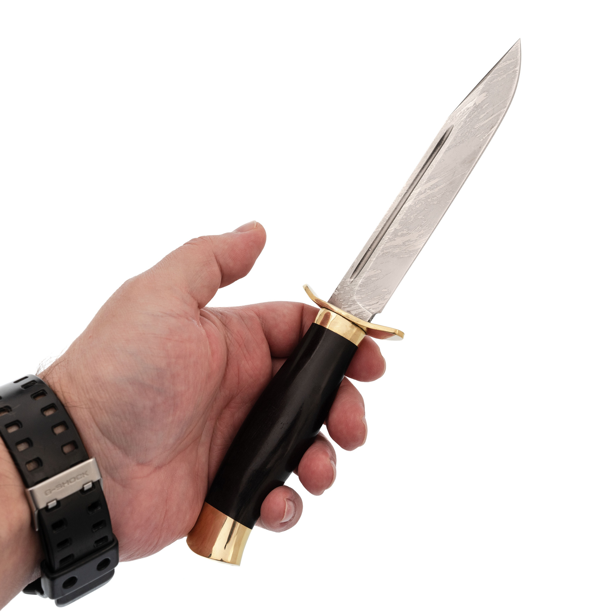Нож Комбат, сталь Х12МФ, граб - фото 5