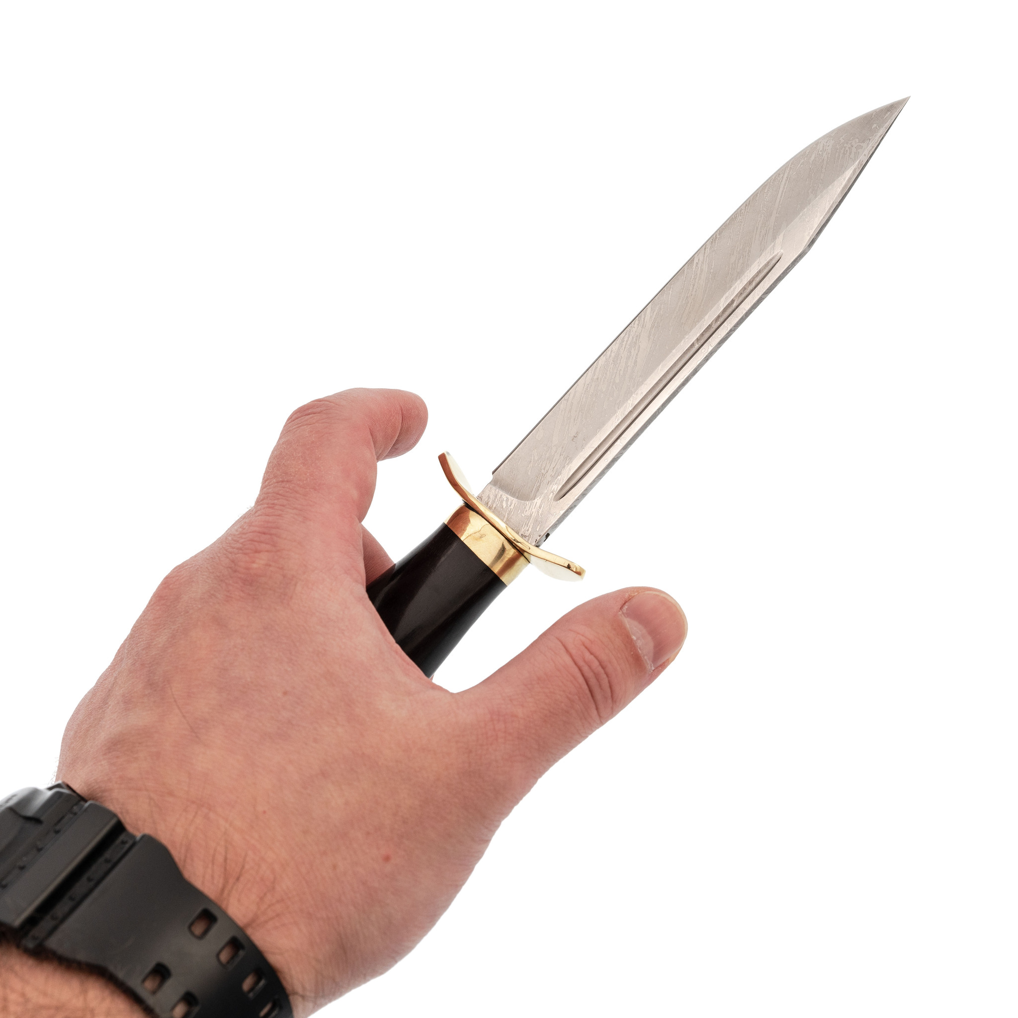 Нож Комбат, сталь Х12МФ, граб - фото 6