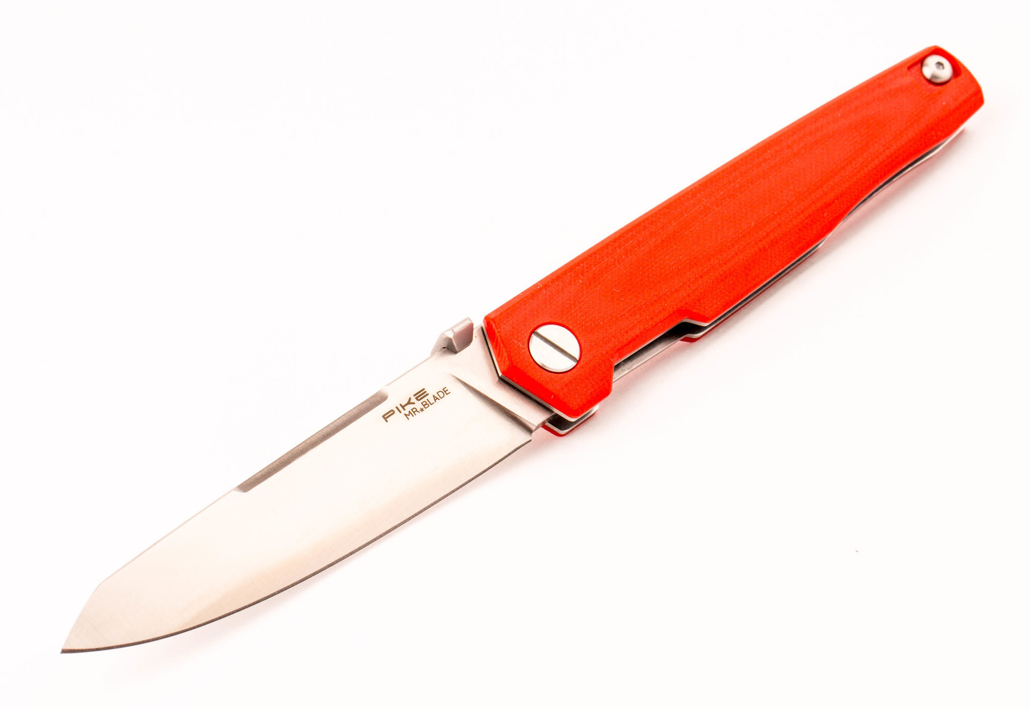 Складной нож Pike Red, сталь D2, рукоять G10 - фото 1