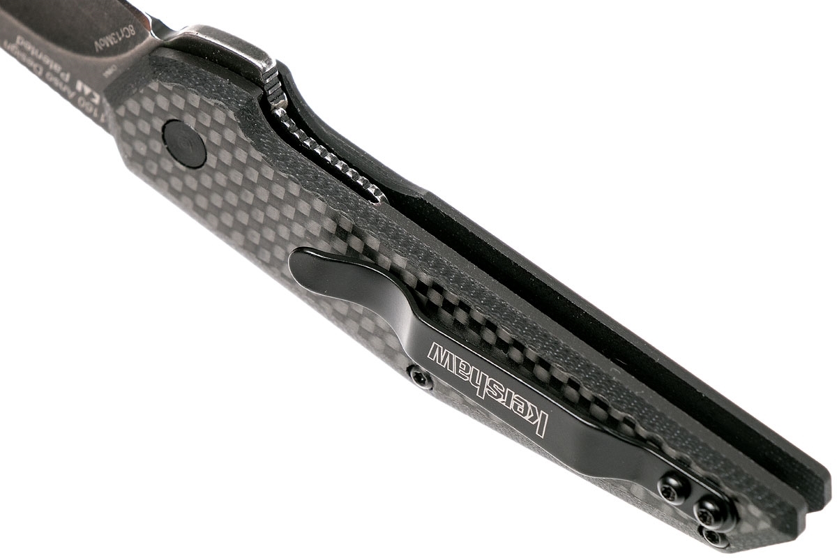 Нож складной Fraxion - Kershaw 1160 (Jens Anso Design), сталь 8Cr13MOV, рукоять G-10/карбон - фото 6