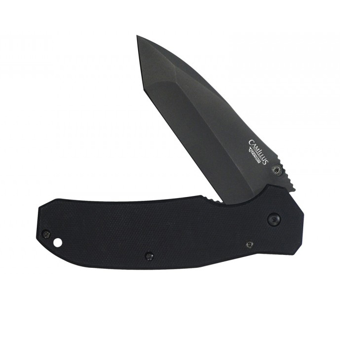 Нож складной Camillus Tanto, сталь VG-10, рукоять стеклотекстолит G-10, чёрный от Ножиков