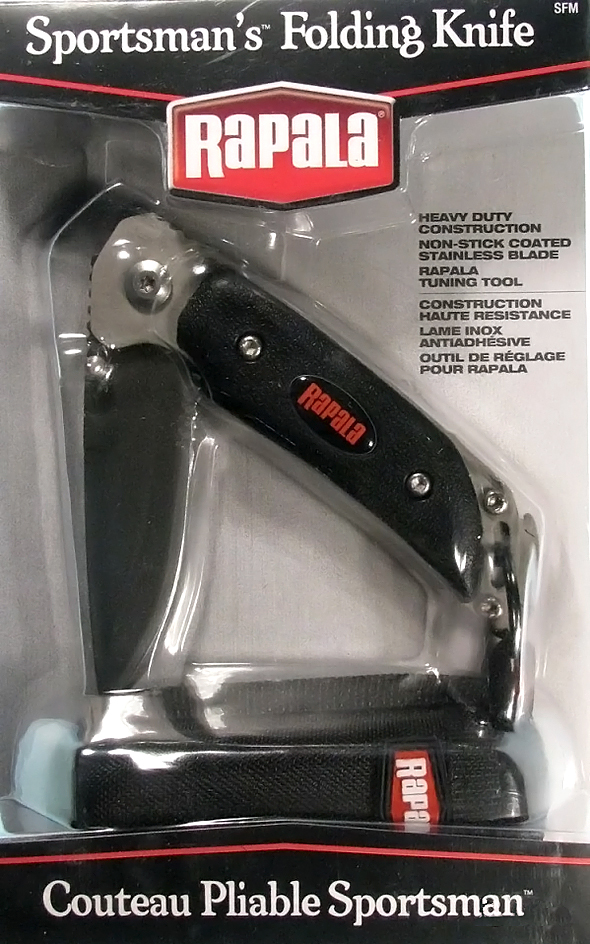 Складной нож, Rapala, SFM, нержавеющая сталь, блистер от Ножиков
