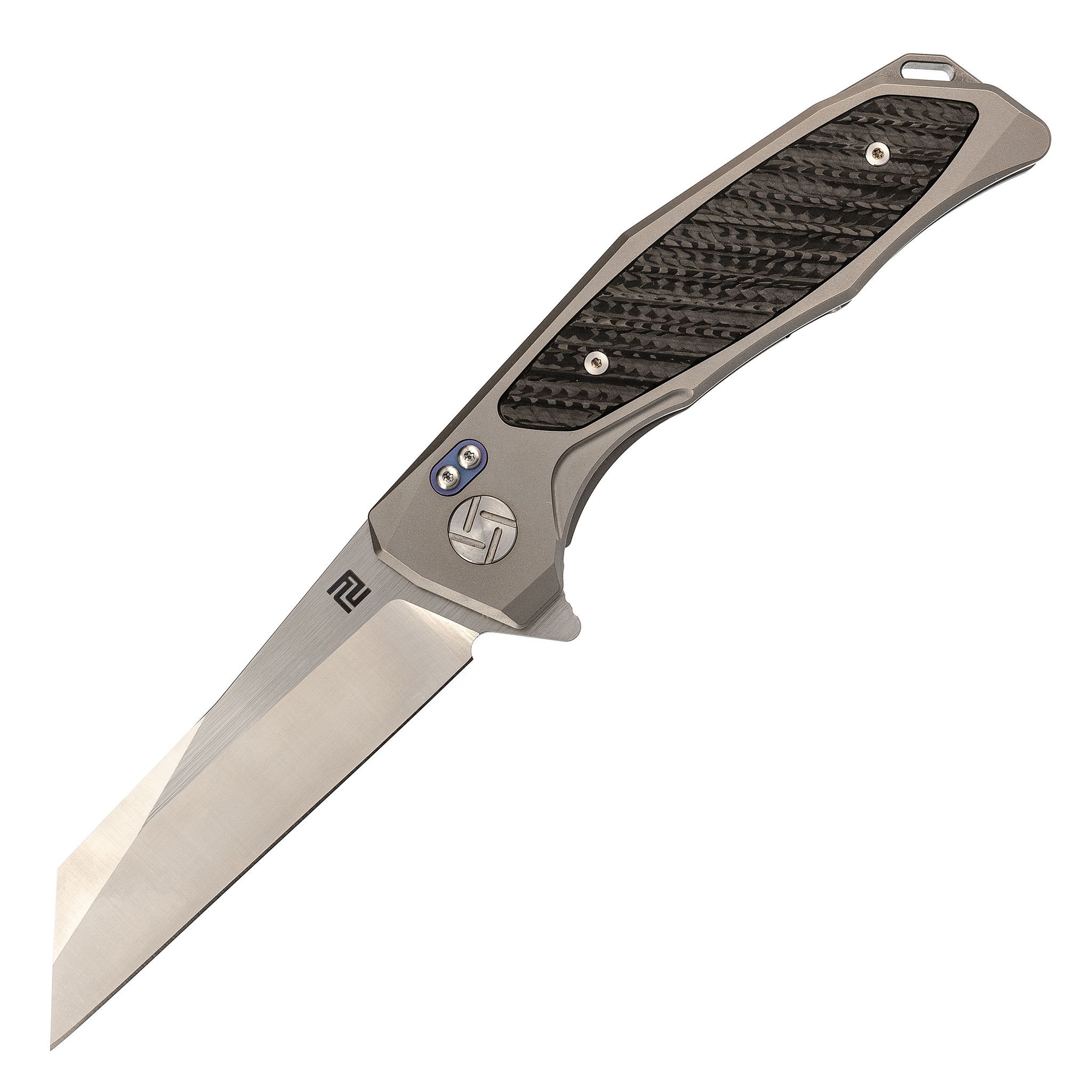 фото Складной нож artisan falcon, сталь s35vn, титан artisan cutlery