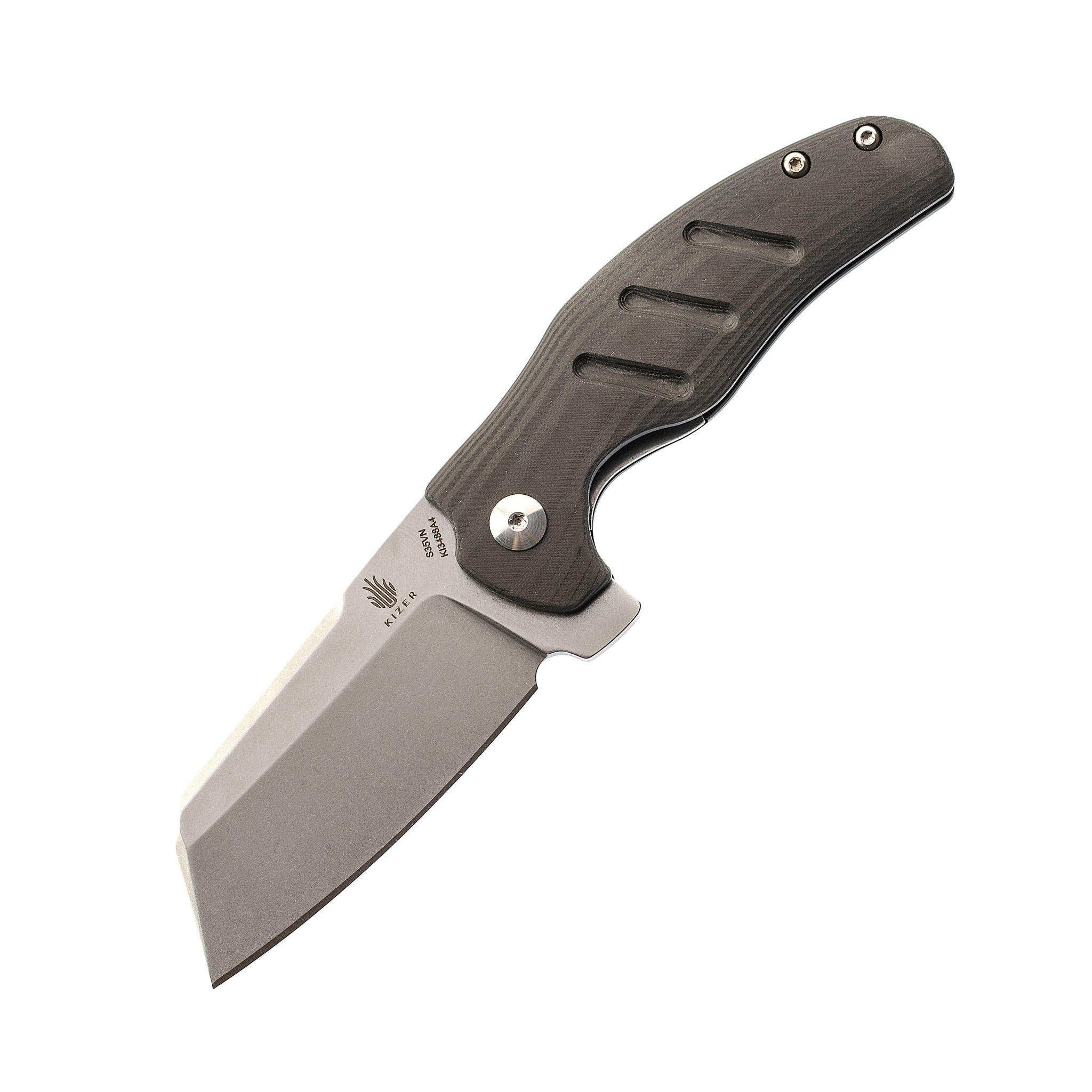 фото Складной нож kizer c01c mini, сталь cpm-s35vn, carbon fiber