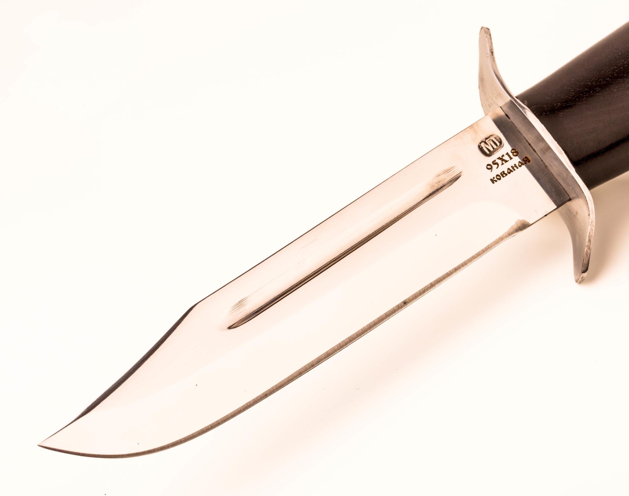 Нож разведчика МТ-108, кованый, сталь 95х18, Ворсма - фото 3