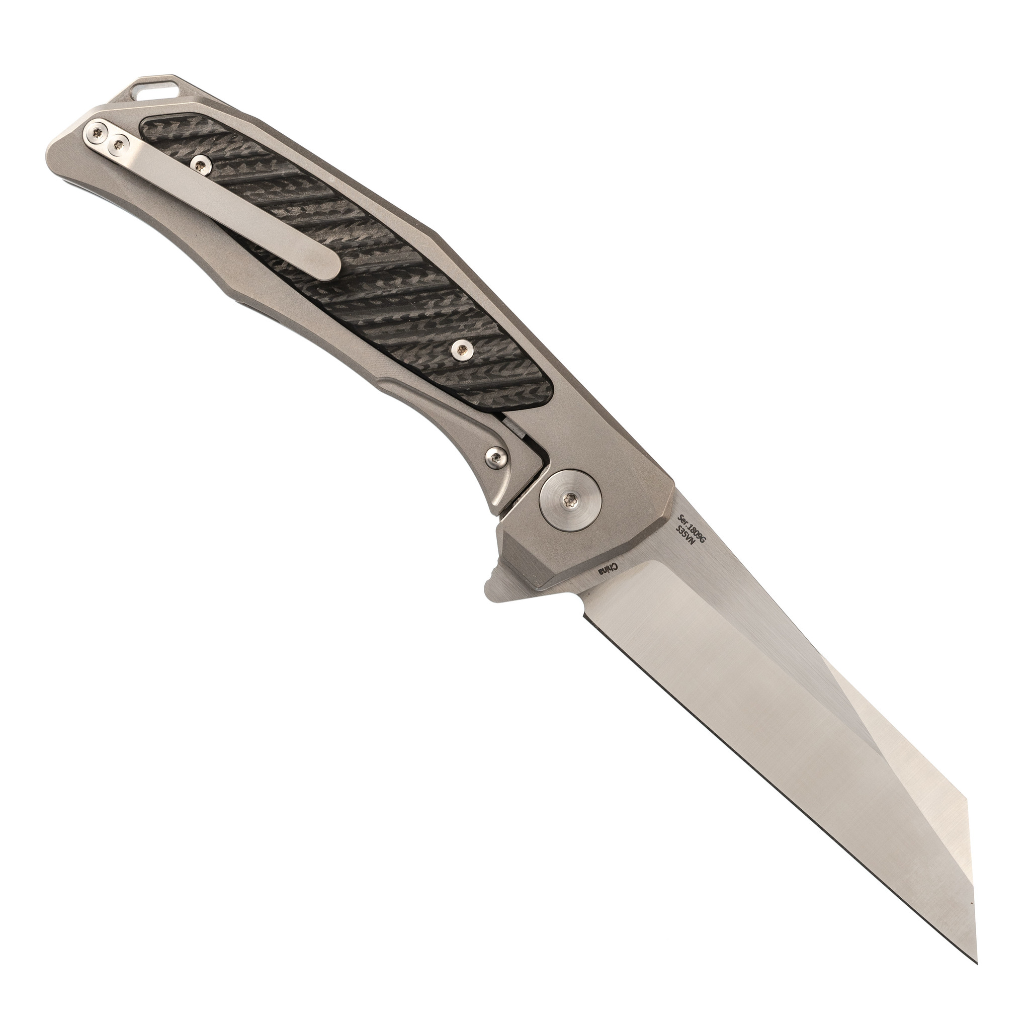 Складной нож Artisan Megahawk, сталь S35VN, титан - фото 3