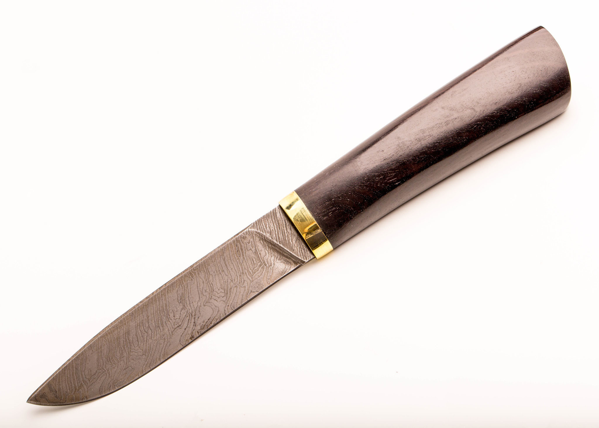 Нож Тайга, дамасская сталь