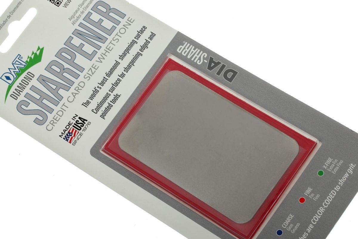 Алмазный брусок DMT Credit Card Sized Fine, 600 меш, 25 мкм, с виниловым чехлом от Ножиков