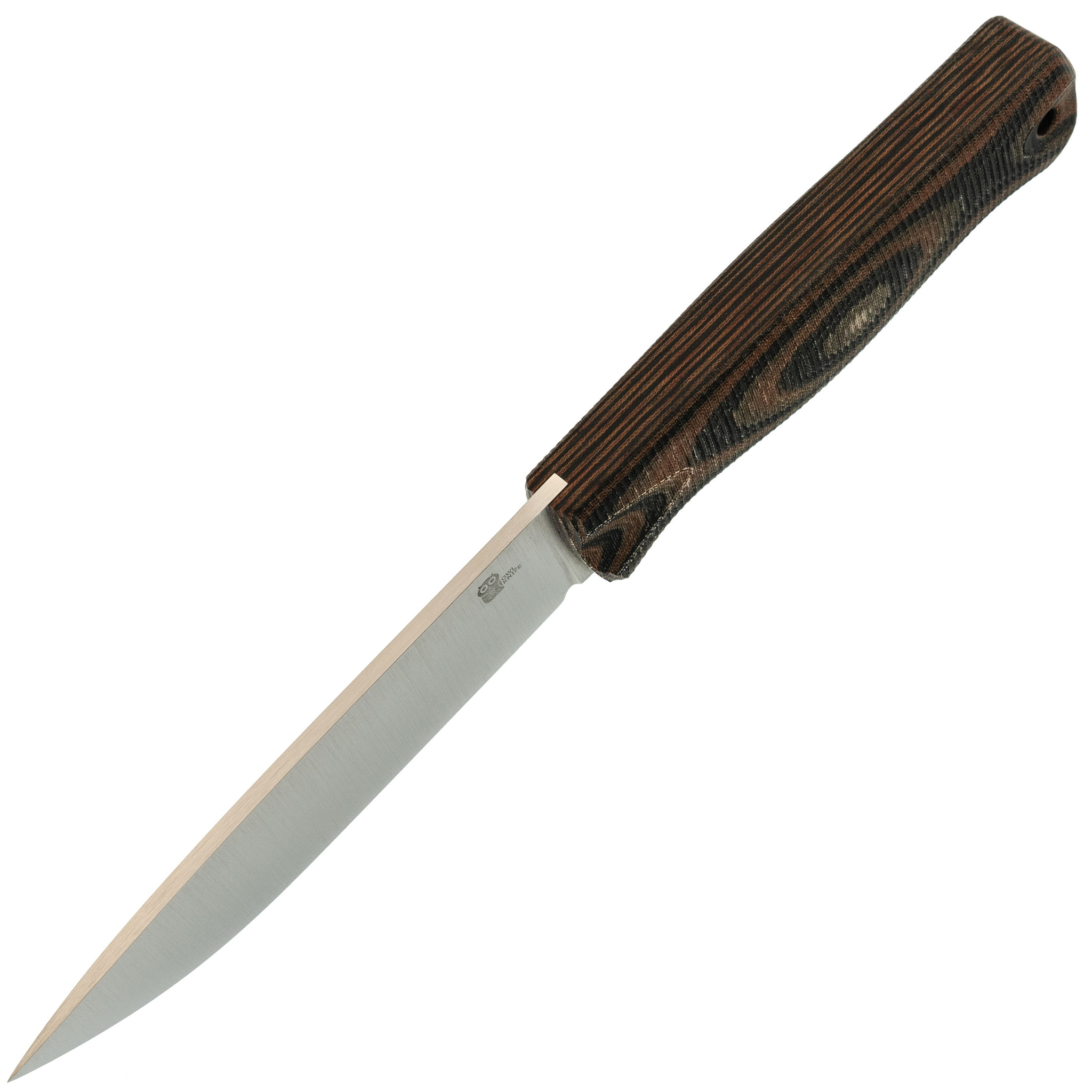 Нож Otus-F, сталь N690, рукоять микарта, окунь - фото 2