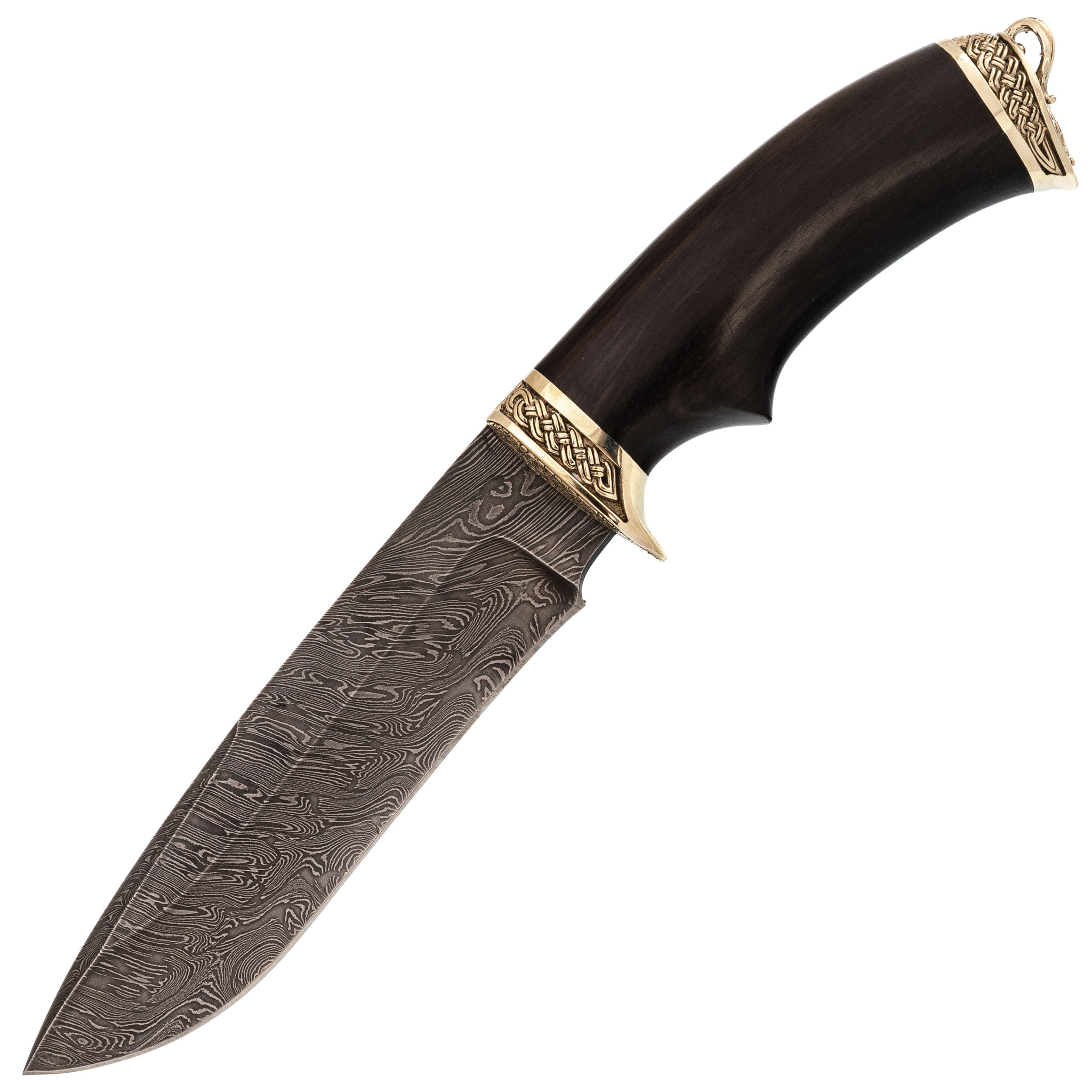 Нож Скиф, дамасская сталь, рукоять граб набор из 6 ти шампуров зверь граб