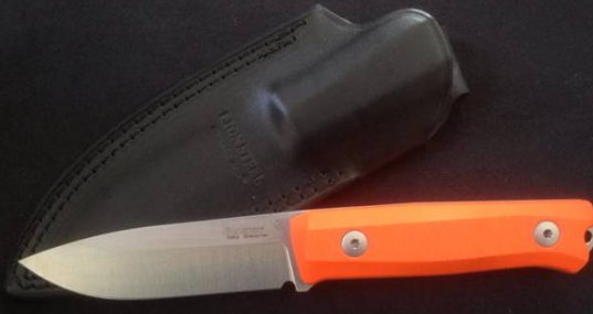 Нож LionSteel B40 GOR, сталь Sleipner, рукоять G10, оранжевый - фото 2