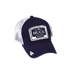 Фото Бейсболка Buck Navy Logo Patch Cap, сине-белая