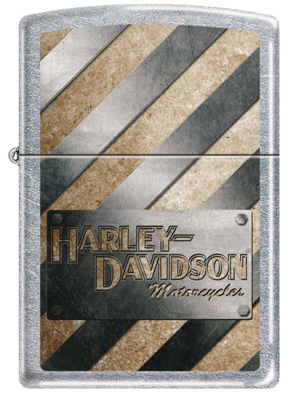 Зажигалка ZIPPO Harley-Davidson® с покрытием Satin Chrome™ - фото 1